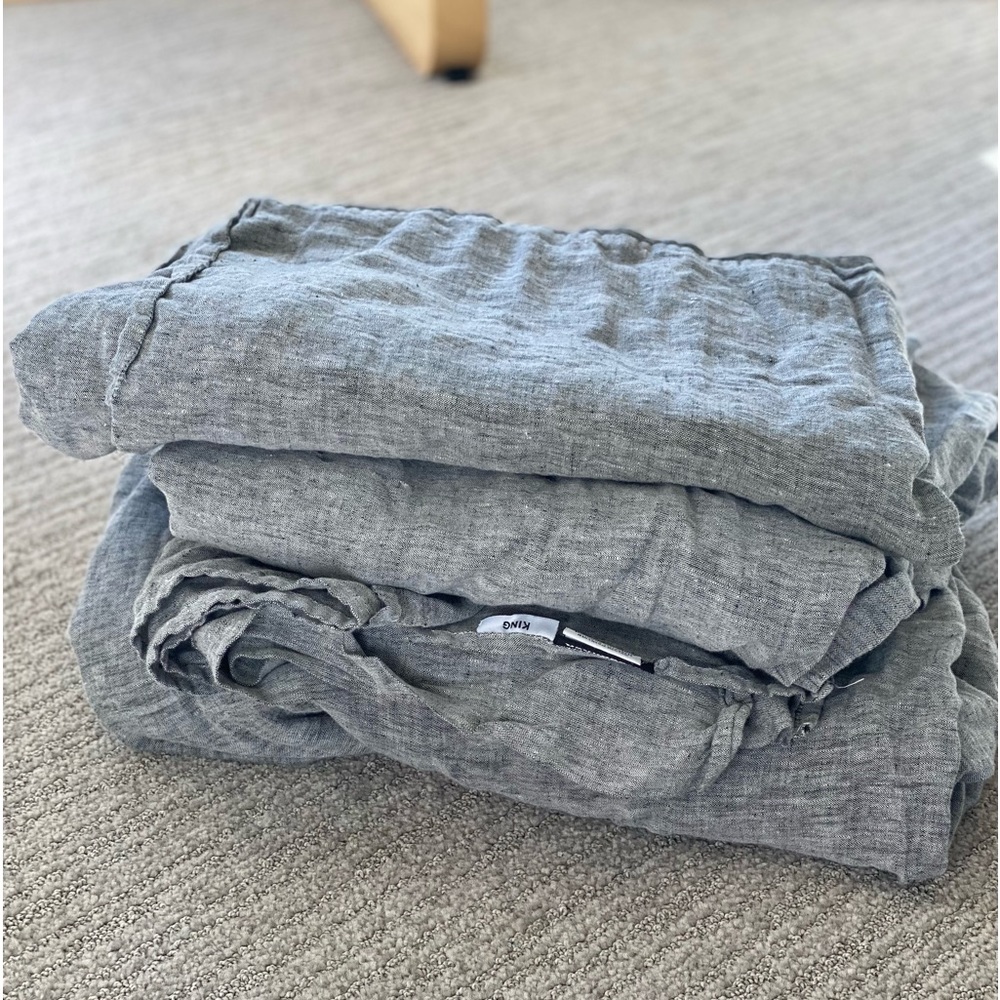 Brooklinen king sized sheet set